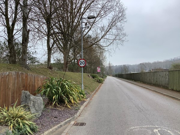 Road leading to Hotel