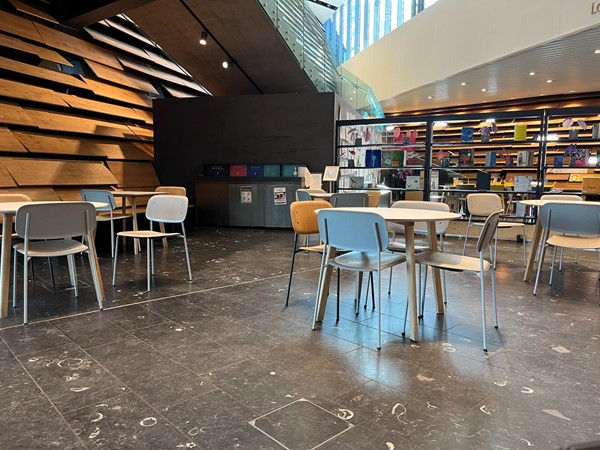 Picture of community seating area on the ground floor