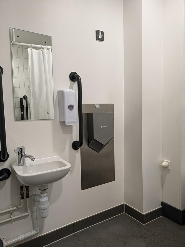 Image of sink in the accessible toilet