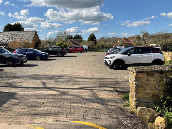 and stands on the north side of the Cotswolds, and will appeal at all times of the year, full of character, quaint, and attractive both outside and in, and will delight anyone who enjoys historical places. Its car park is just beyond the Inn itself (