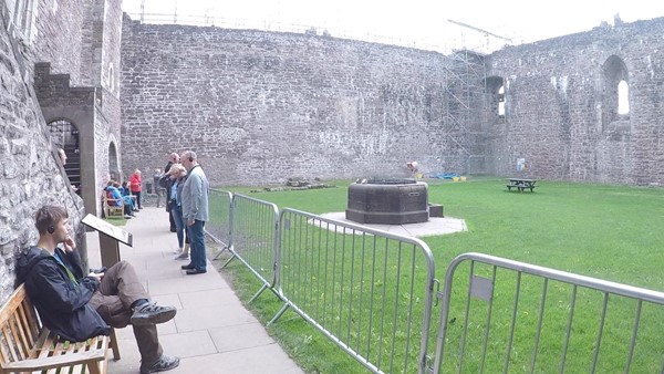 Inside Doune Castle