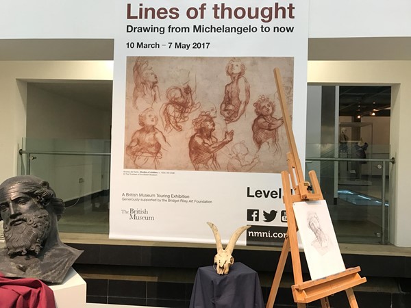 Line of thought travelling British Mueseum exhibition