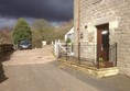 Parking space and entrance to Ash Cottage