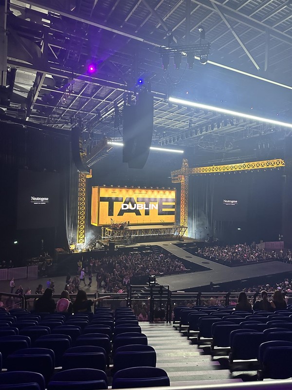 View from the accessible seating area
