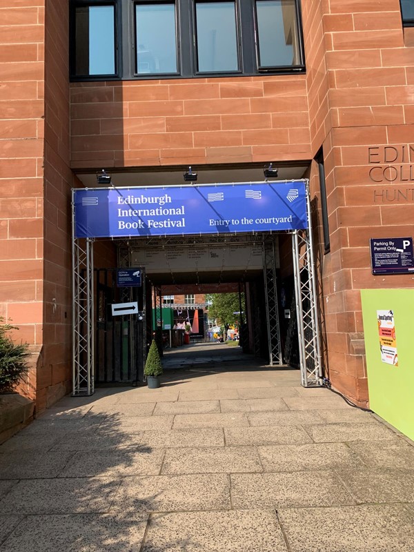 Entrance to the Book Festival