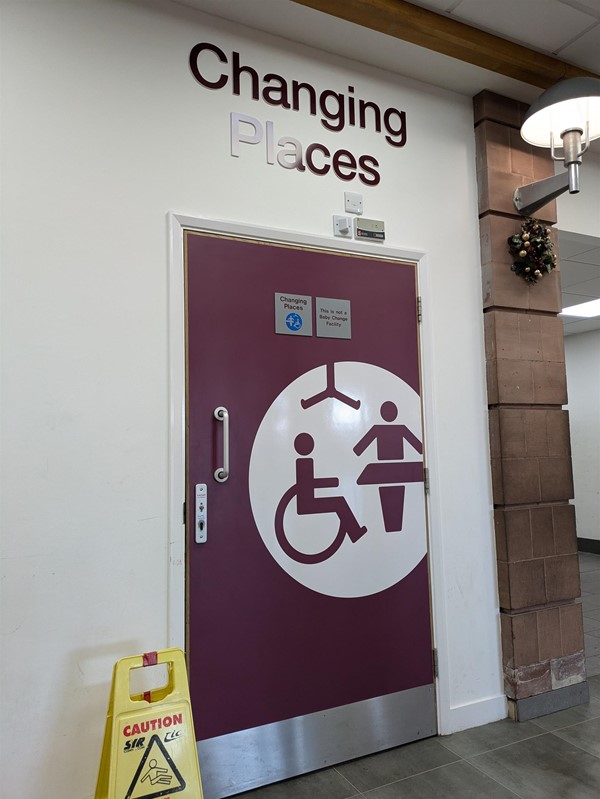 Image of door to the Changing Places toilet