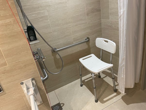 Picture of the accessible bathroom