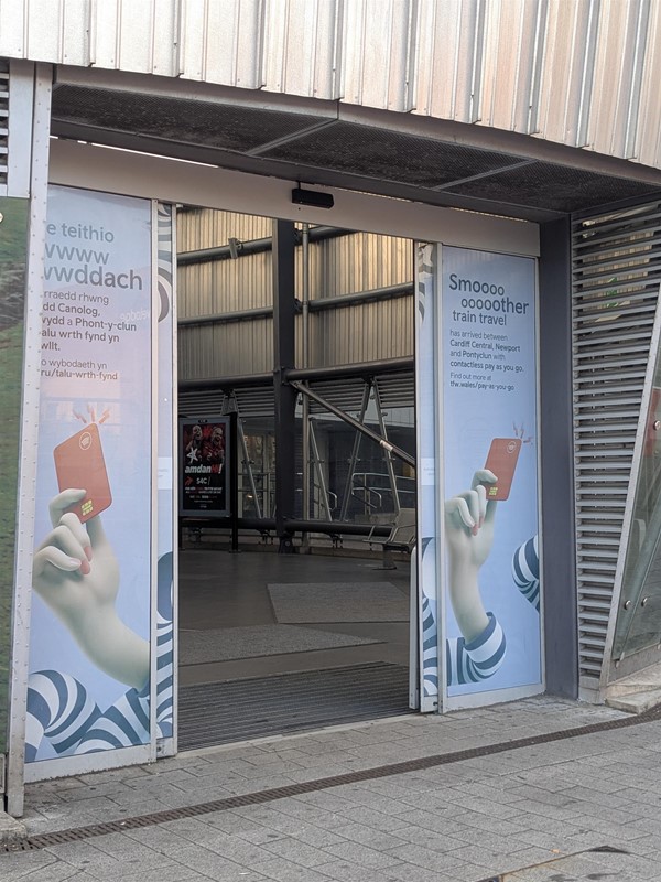Image of doors to station