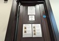 Image of door in the accessible toilet