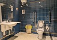 Image of toilet seat and adjustable sink in the Changing Places toilet