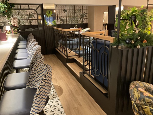 Image of a bar with seats