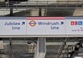 Image of signage inside the station
