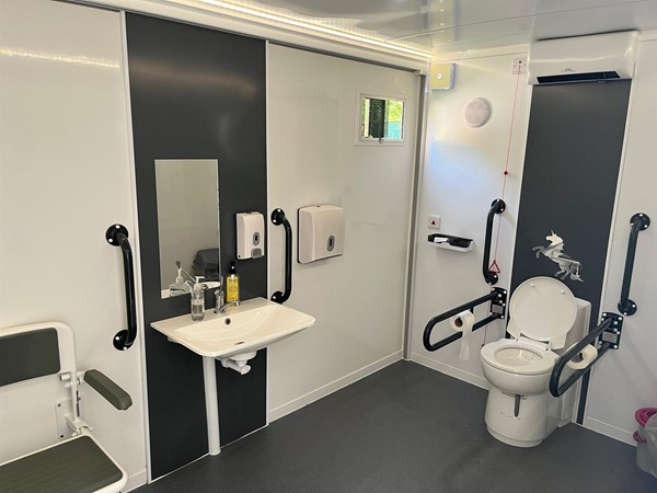 Image of inside the Changing Places toilet.
