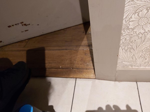 Door opening from the floor