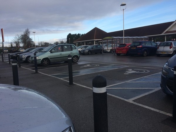 Blue badge parking