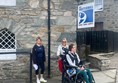 Image of people outside the Watermill
