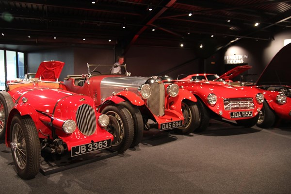 The Red room - many red cars of all makes, shapes and sizes - but all red