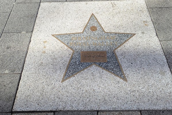 Image of Walk of Stars slab dedicated to Birmingham Royal Ballet