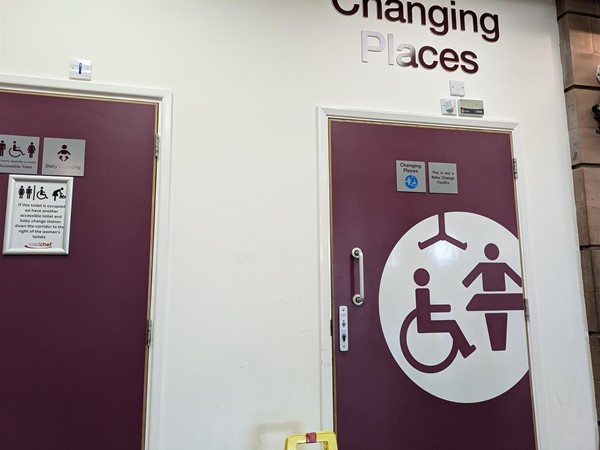Image of door to the Changing Places toilet