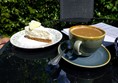 Lime Cheesecake and a Coffee