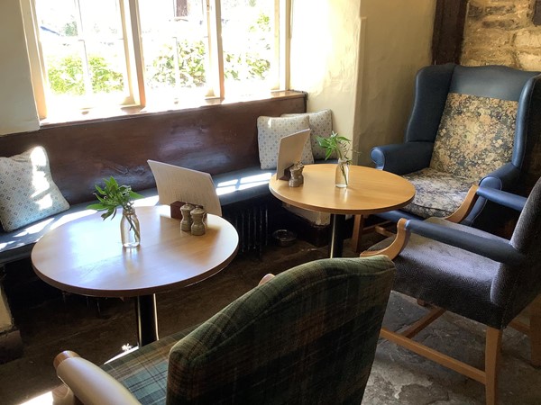 Bar seating area
