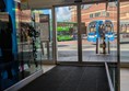 Image of automatic doors at the entrance