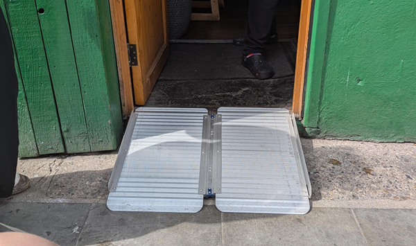 image of ramp at front door