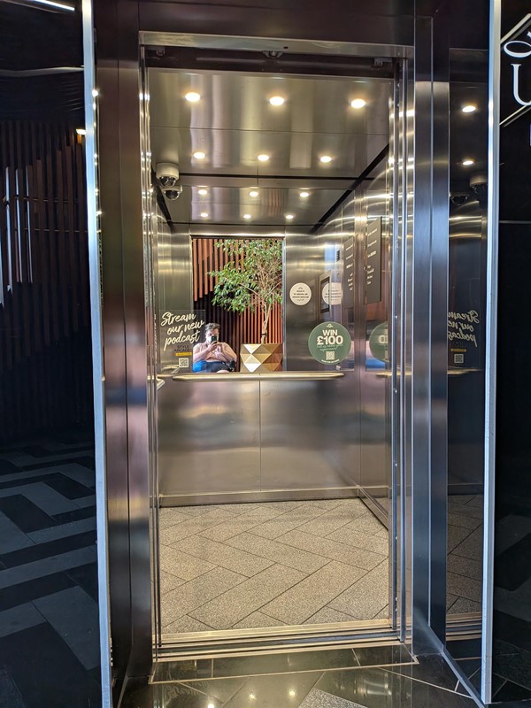 image of the inside of the lift