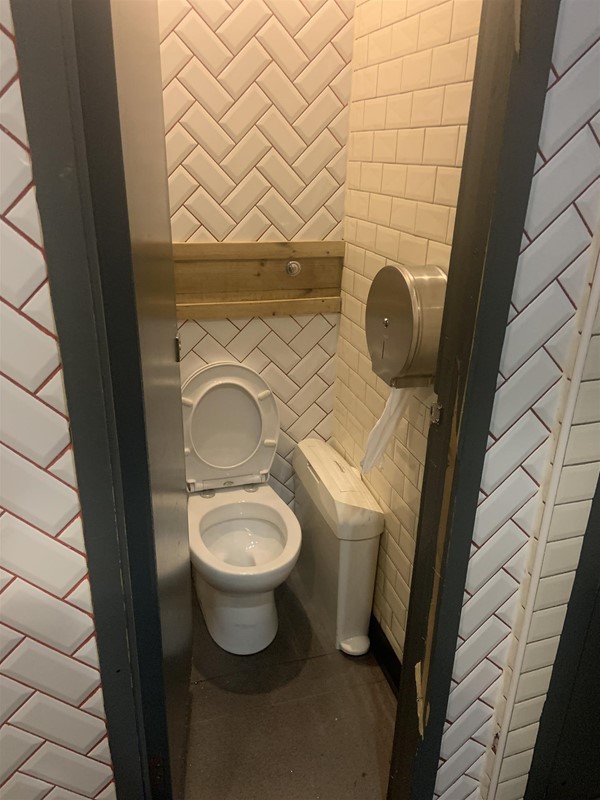 Image of a toilet cubicle