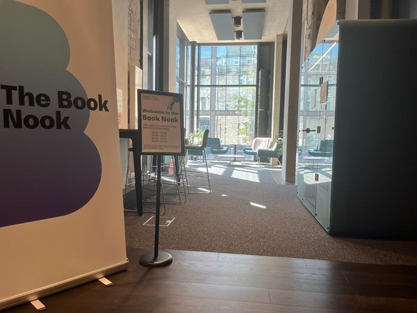 Image of the entrance to the Book Nook.