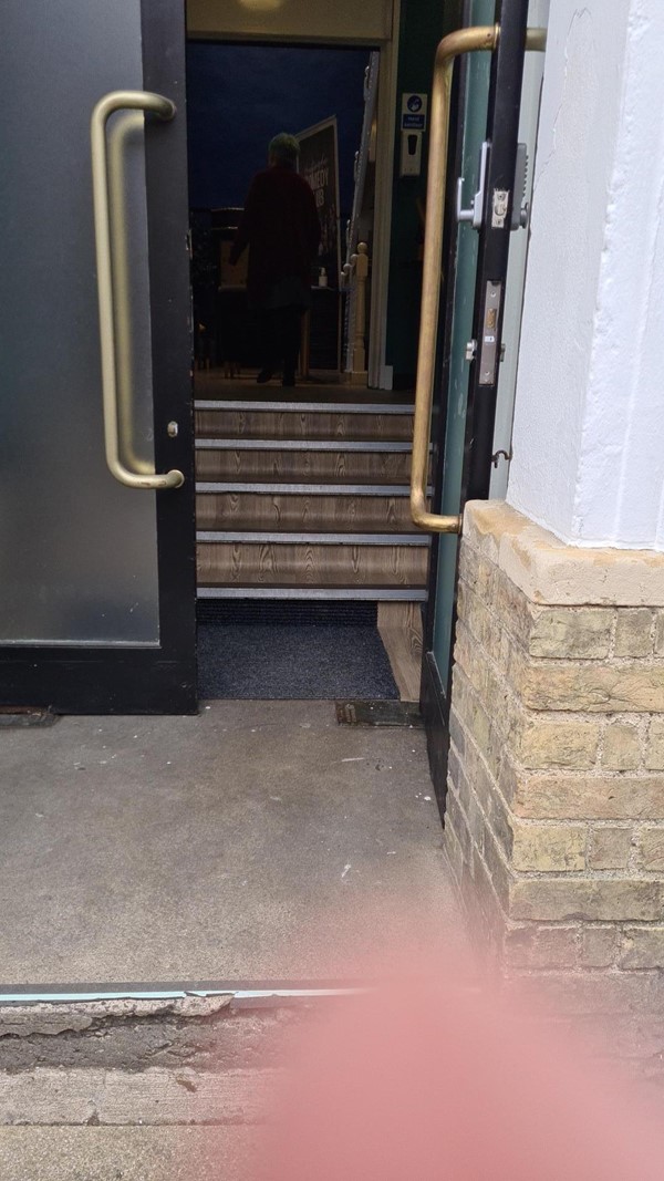 The front entrance.