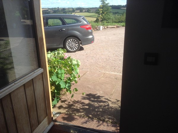 Accessible doorway and easy parking
