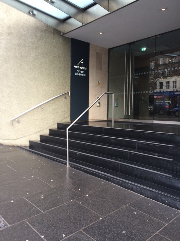 Main Entrance to the Hotel