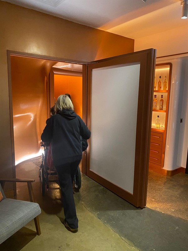 Image of a wide door