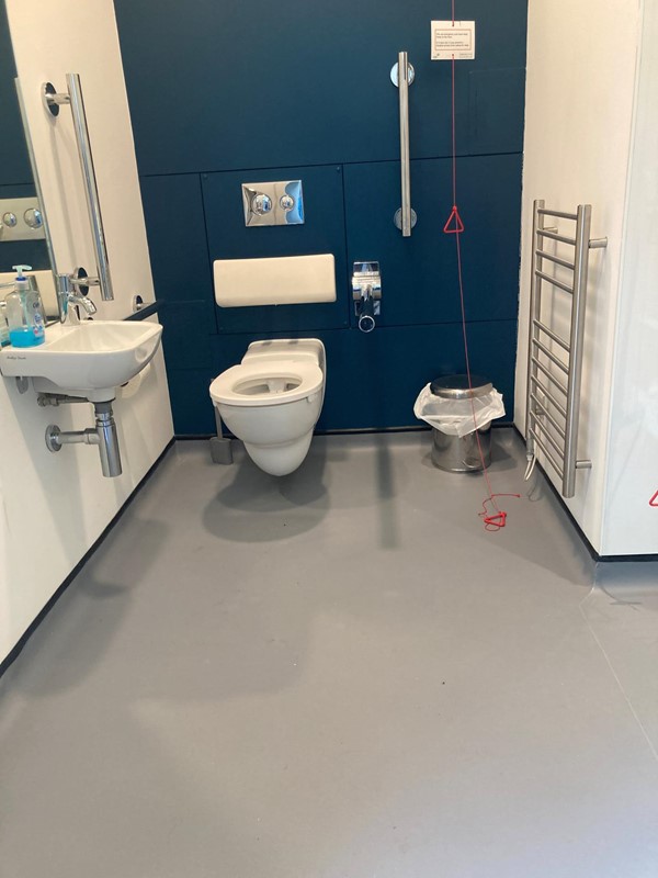 Image of an accessible toilet