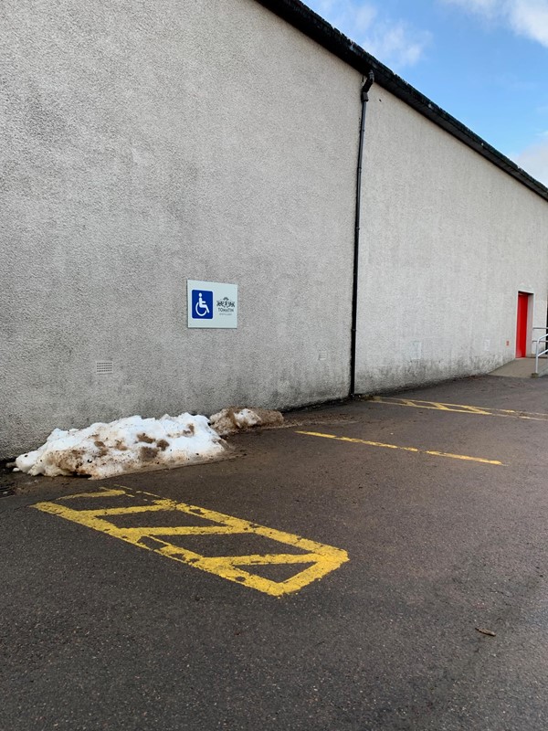 Accessible parking bays
