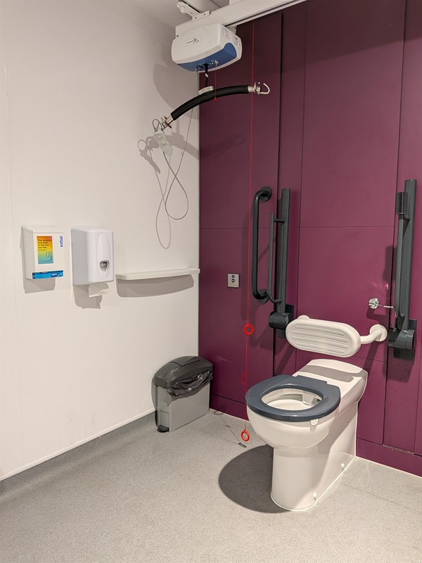 image of toilet in Changing Places bathroom