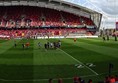 View from the west stand wheelchair spaces