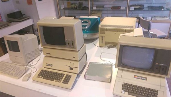 Picture of The Museum of Computing - Old Apple computers