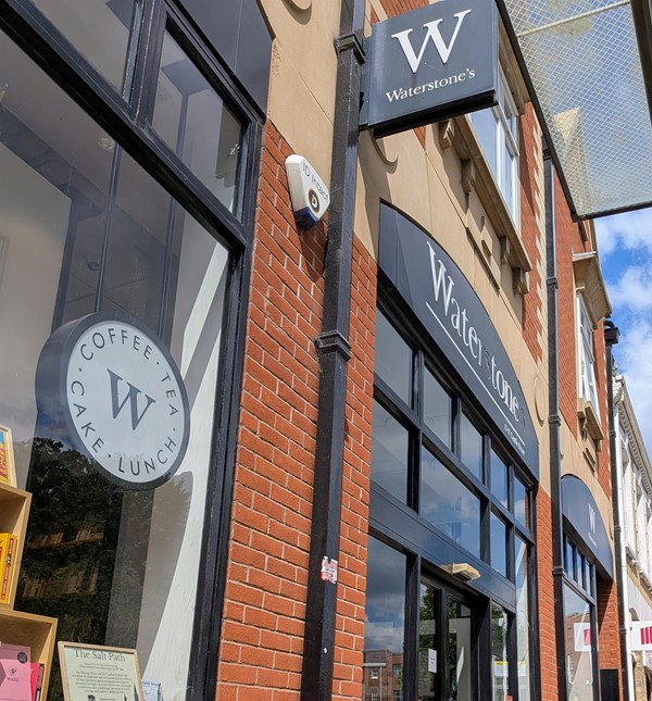 Image of Waterstones from the outside on Castle Meadow