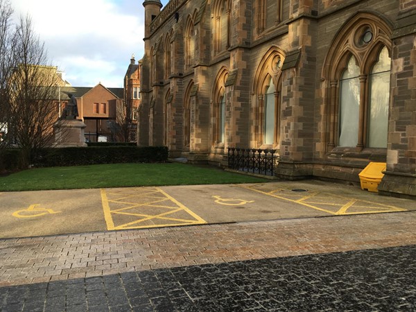 The McManus accessible parking