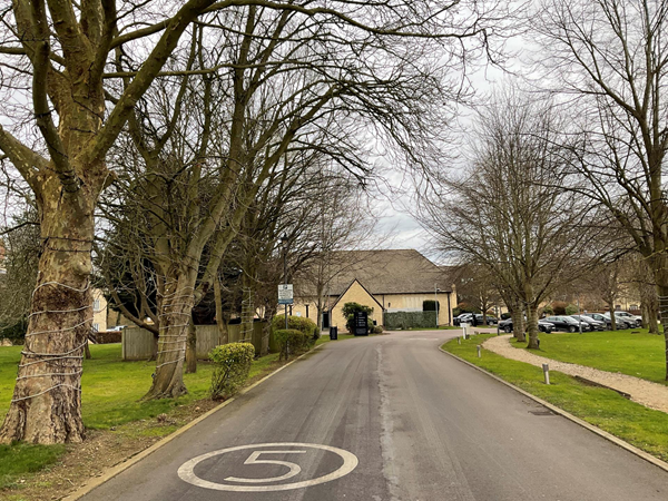 Picture of road leading to hotel