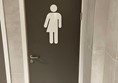 Inclusive toilet door