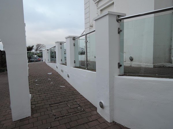 Ramp to entrance