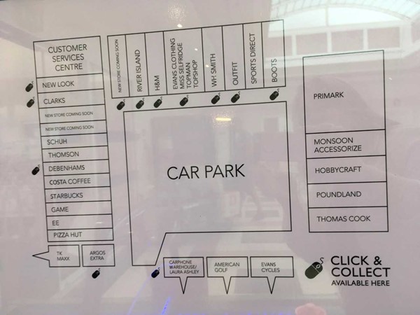 Monks Cross Shopping Park Mall with Disabled Access York